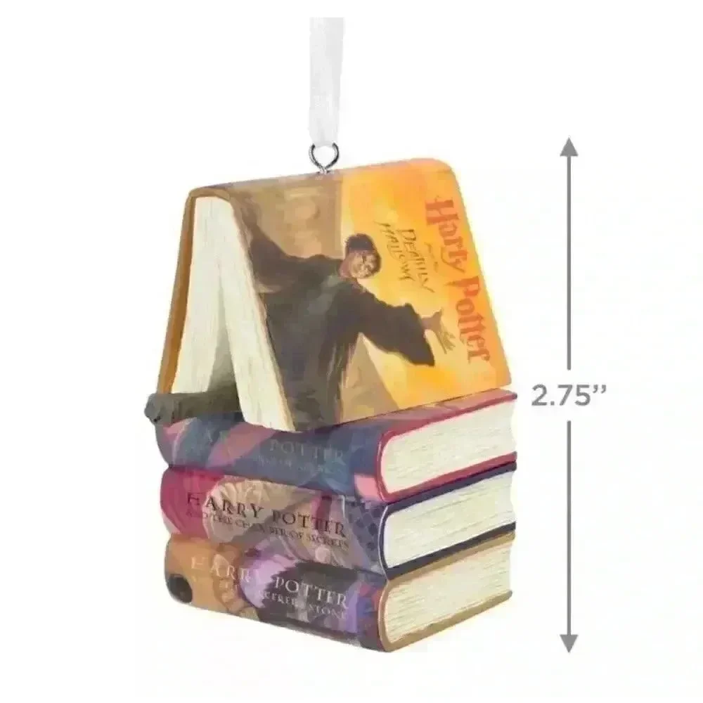 Hallmark Harry Potter Book & Wand Christmas Ornament NEW - Picture 2 of 7